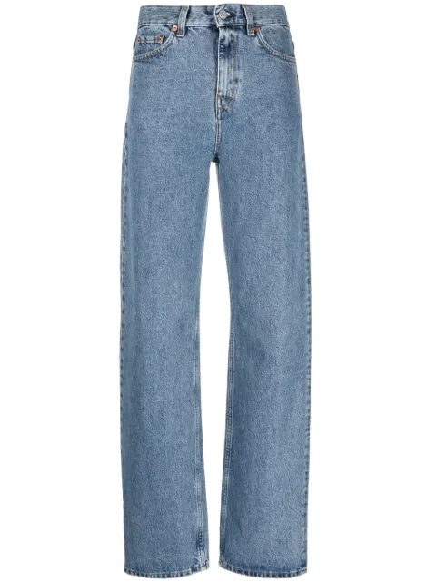 Sporty & Rich high-waist straight-leg jeans