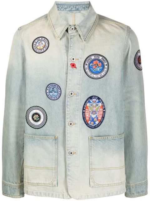 Kenzo Travel badge denim jacket Men