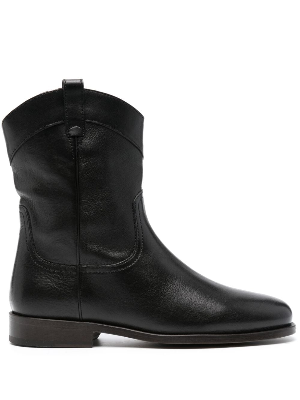 LEMAIRE WESTERN-STYLE LEATHER BOOTS