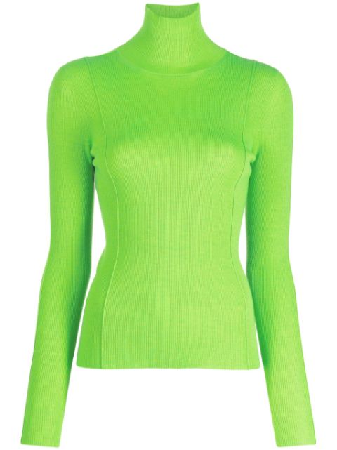 JNBY high-neck ribbed-knit jumper Women