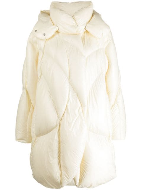 JNBY off-centre quilted puffer coat