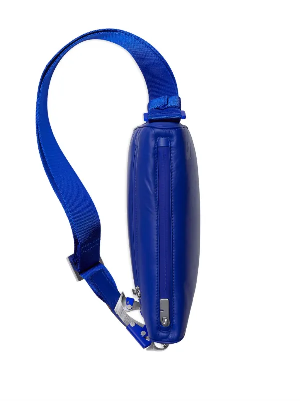 Burberry Shield Leather Crossbody Bag | Blue | FARFETCH