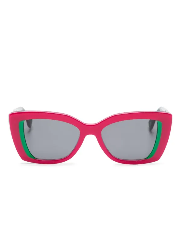 Face À Face Ashoka square-frame Sunglasses Pink FARFETCH PH