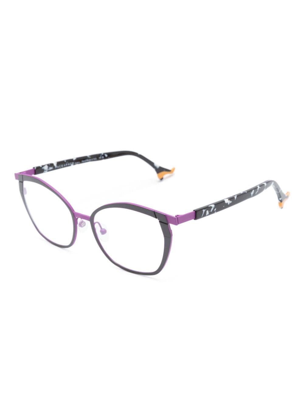 Shop Face À Face Bocca Cocto 3 Cat-eye Glasses In Purple