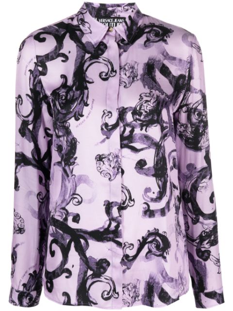 Versace Jeans Couture filigree-print shirt