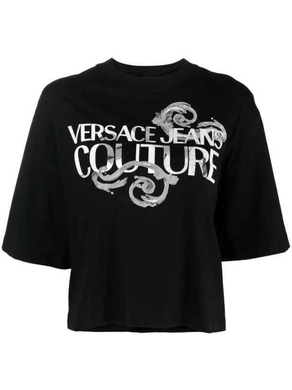Versace Jeans Couture ロゴ Tシャツ | ブラック | FARFETCH JP