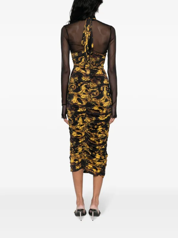 ワンピース Versace Rolled Midi Dress VERSACE Rolled Midi Dress | REVERSIBLE