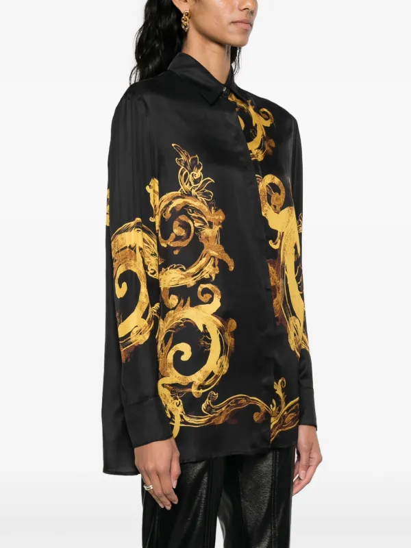 Versace Jeans Couture Chain Couture プリント シャツ | ブラック