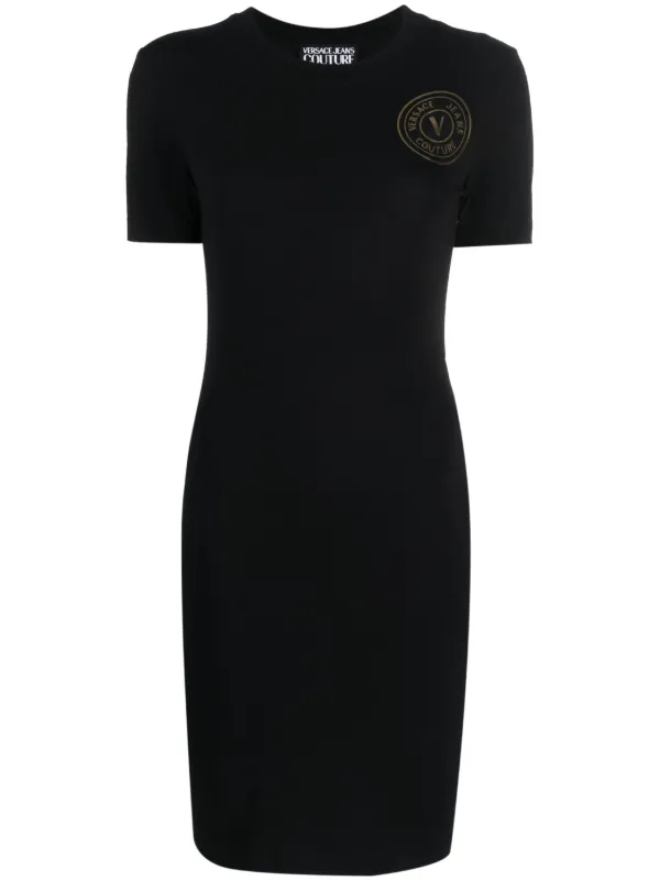 Versace jeans black hot sale dress