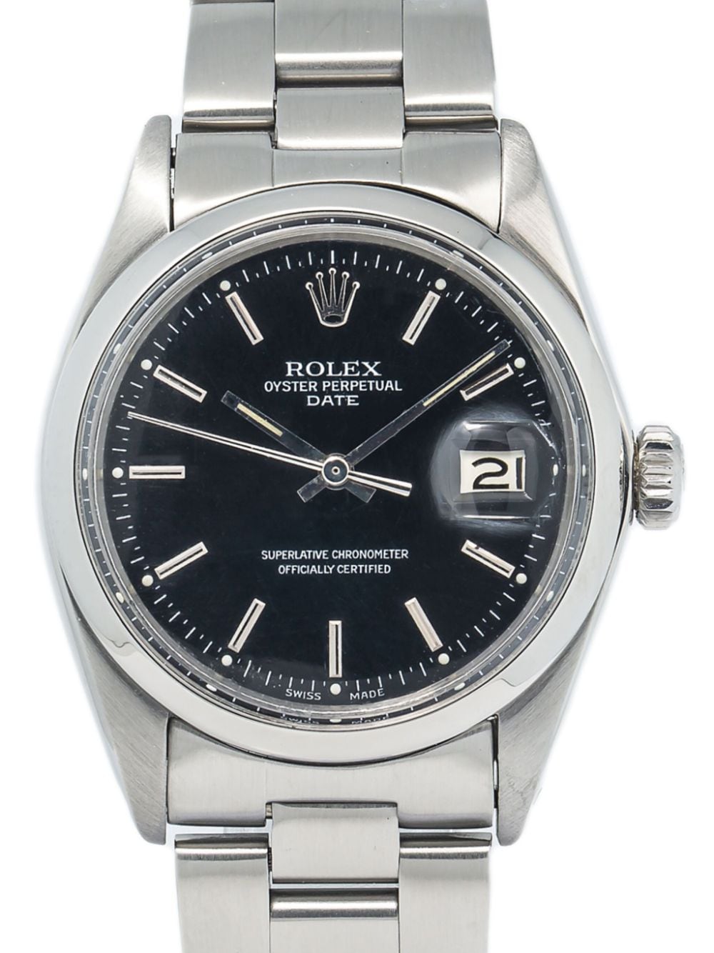 Rolex Pre-owned Oyster Perpetual Date horloge - Zwart