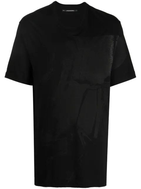 Julius graphic-print cotton-blend T-shirt