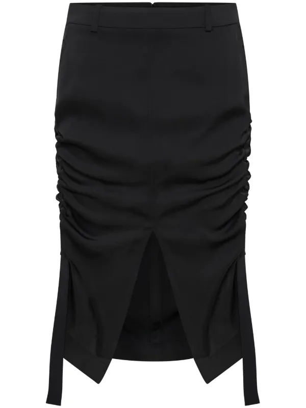 ワンピース DION LEE Women Mid Skirts A9965F23 BLACKSANDSTONE Black Dion Lee Cinch Midi Skirt | Black | FARFETCH AU