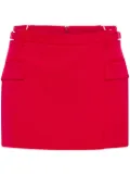 Dion Lee cut-out wrap miniskirt - Red