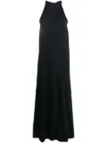Gauchère draped-detail sleeveless maxi dress - Black