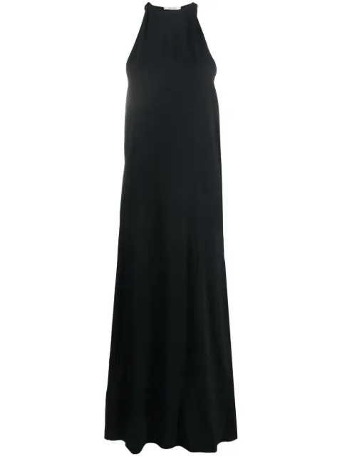 Gauchère draped-detail sleeveless maxi dress