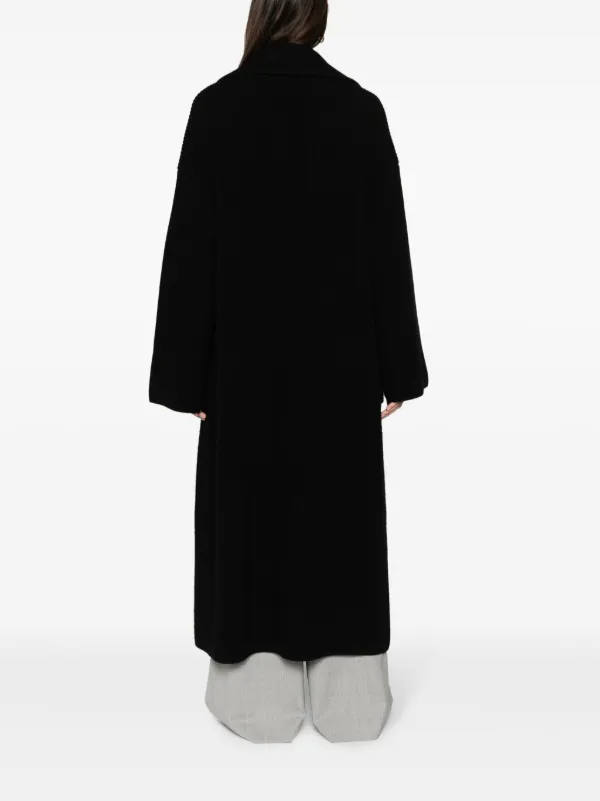 TOTEME drop-shoulder ribbed-knit Cardigan | Black | FARFETCH TOTEME drop-shoulder ribbed-knit Cardigan | Black | FARFETCH