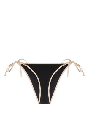 Black Scoop-neck bikini top, Toteme