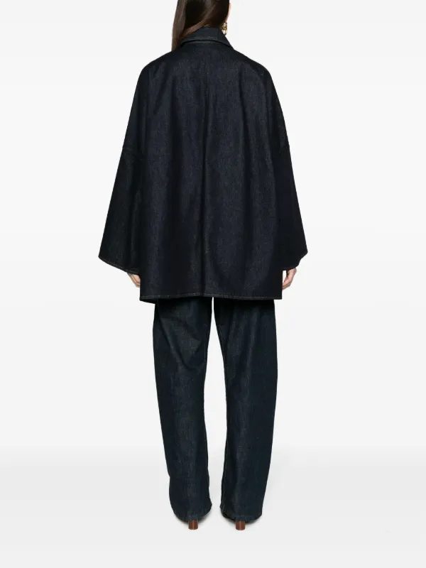 Toteme Washed Cotton Overshirt Jacket | Liberty