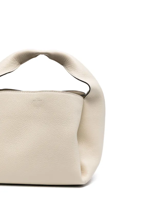 TOTEME Leather Bucket Bag White FARFETCH CH