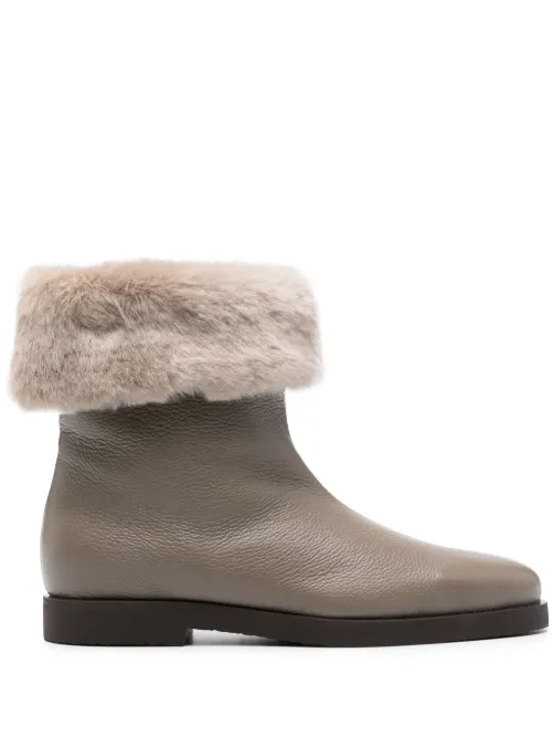 Bottines The Off-Duty en cuir - TOTEME - Modalova