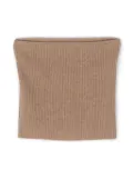 TOTEME ribbed cashmere neck warmer - Neutrals