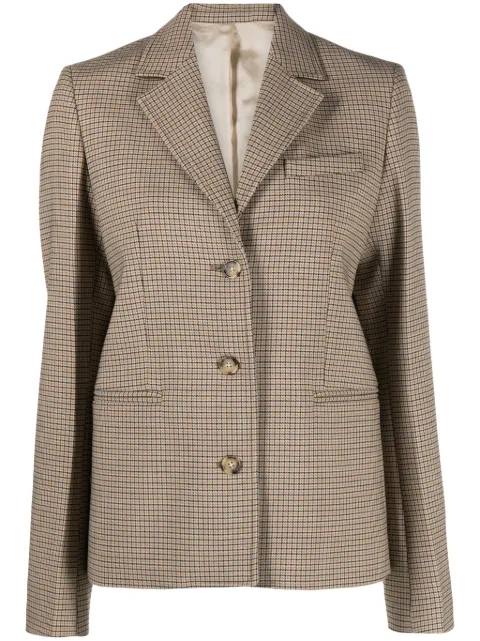 TOTEME houndstooth single-breasted blazer