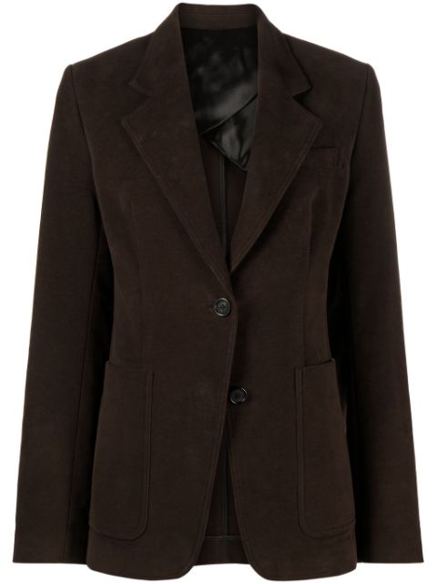 TOTEME cinched-waist moleskin blazer