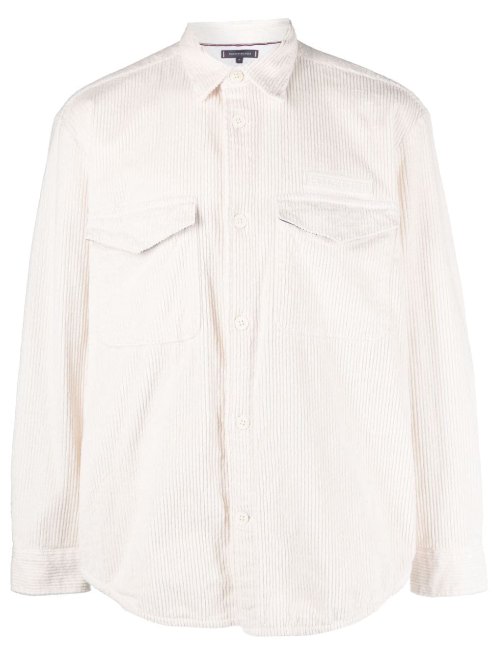 Tommy Hilfiger Corduroy Cotton Shirt In White