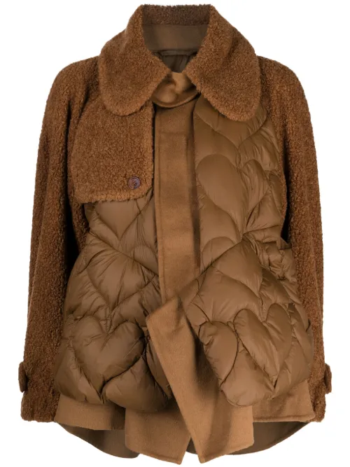 Veste en maille à motif cœurs - JNBY - Modalova