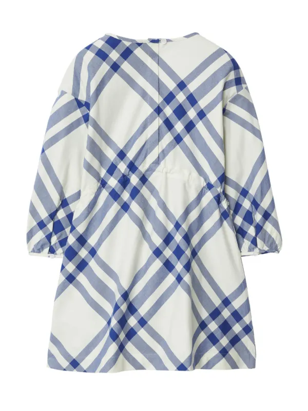 Burberry Kids チェック ワンピース | ホワイト | FARFETCH JP