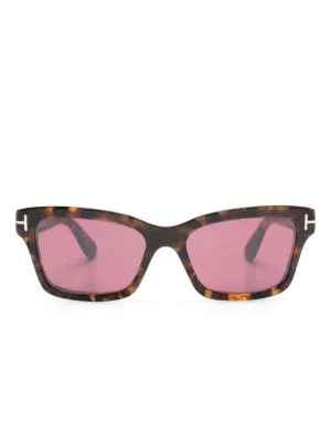 TOM FORD Eyewear Tortoiseshell square-frame Sunglasses | Brown