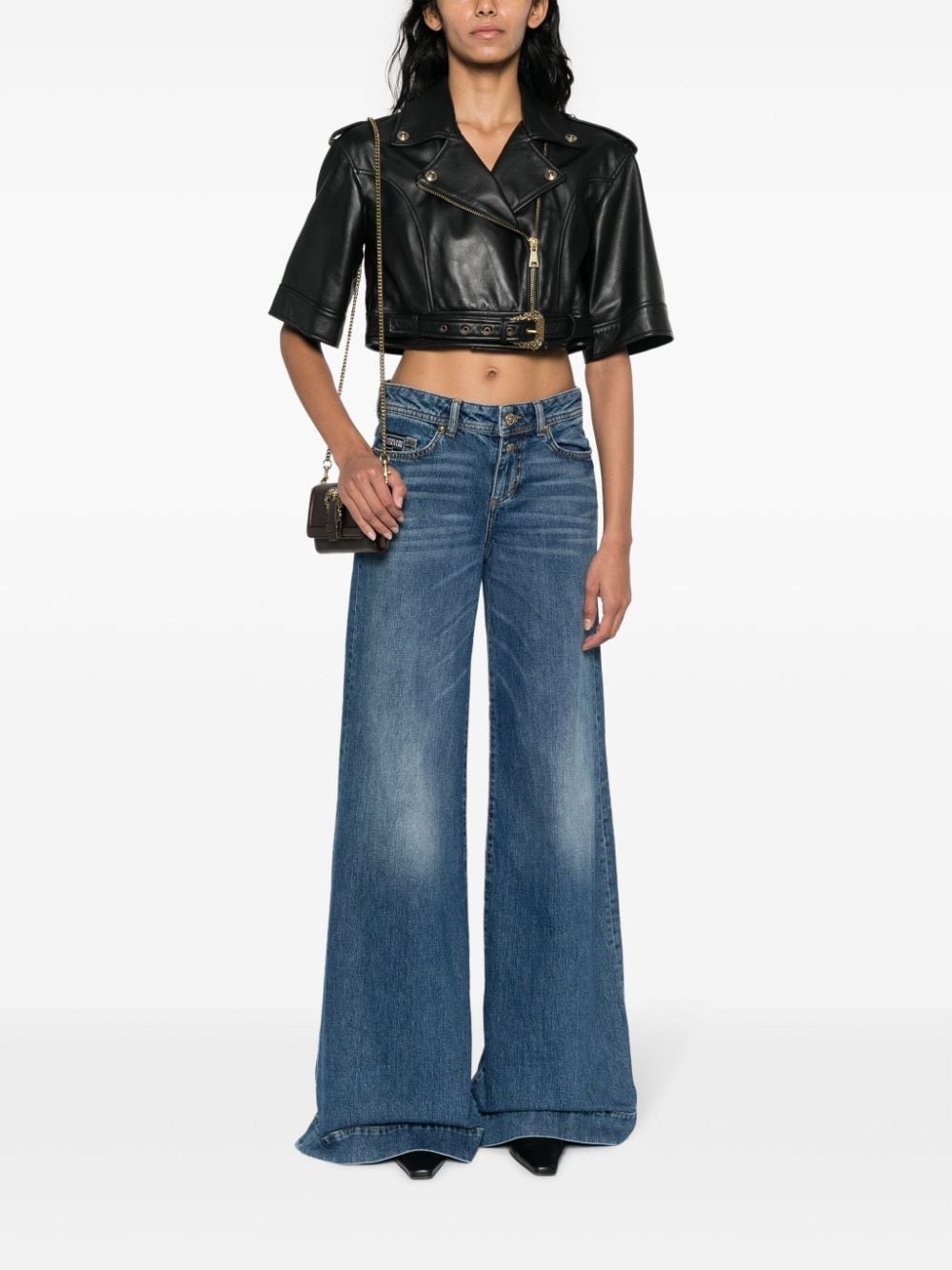 Versace Jeans Couture Low waist jeans - Blauw