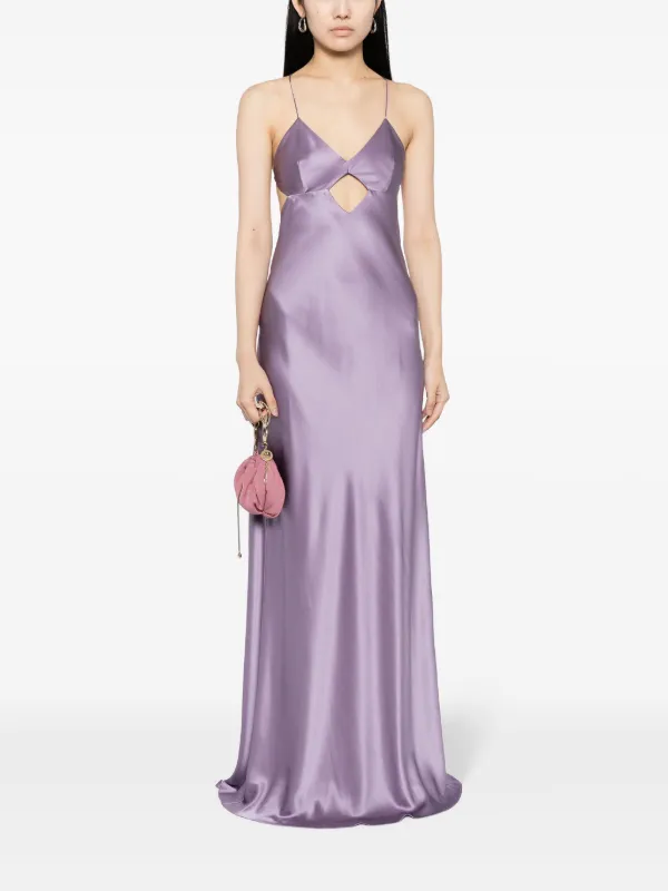 knee length dresses for ladies Colleen , Reversible , 3 Colors M / Lilac / Lavender