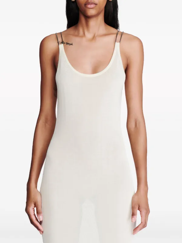 strapless open back dress Women's One-Shoulder Midi Dress