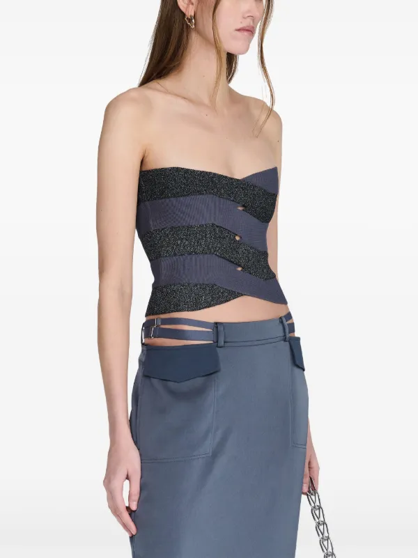 【関税込み】Dion Lee ロングスカート Dion Lee マキシスカート | グレー | FARFETCH JP