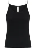 Dion Lee ribbed organic-cotton tank top - Black