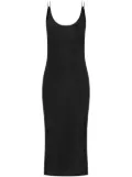 Dion Lee semi-sheer open-back midi dress - Black