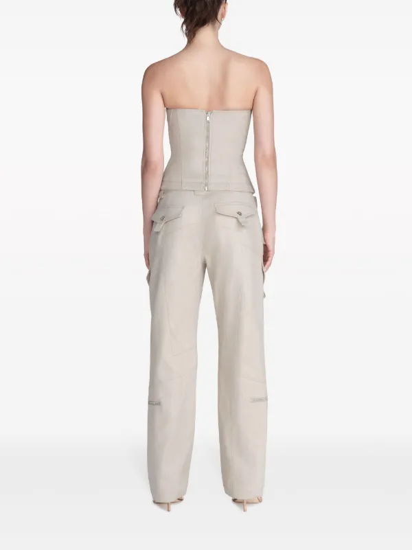 Dion Lee Hiking lace-up Corset Top | Neutrals | FARFETCH