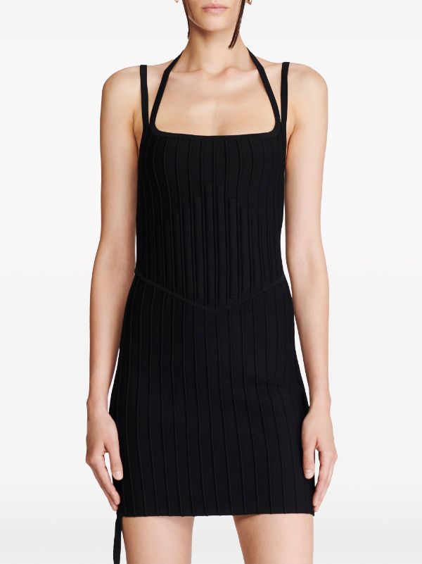 Dion Lee corset-style Ribbed Minidress - Farfetch