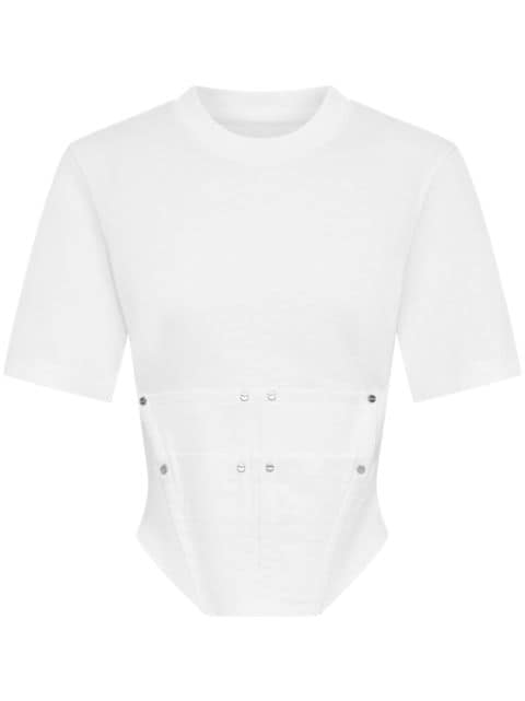 Dion Lee corset organic cotton T-shirt