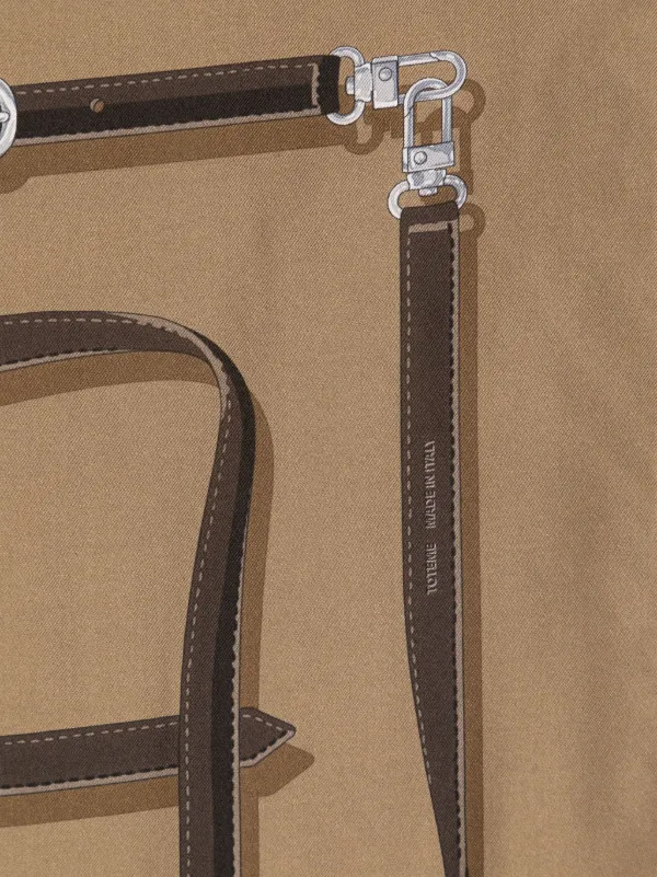 TOTEME Clasp Belt シルクスカーフ | ブラウン | FARFETCH JP