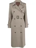 TOTEME houndstooth trench coat - Brown