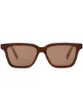 TOTEME The Squares square-frame sunglasses - Brown