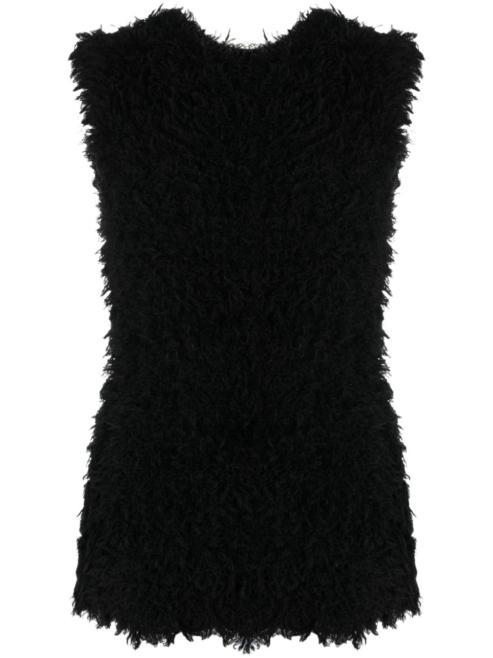 Totême Textured Sleeveless Silk Top In Black