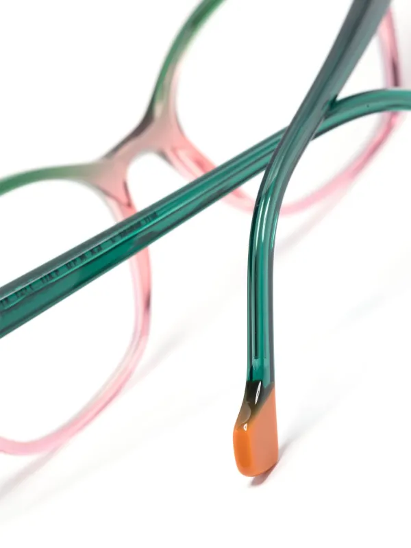 Face À Face Eileen cat-eye Frame Glasses Green FARFETCH IN