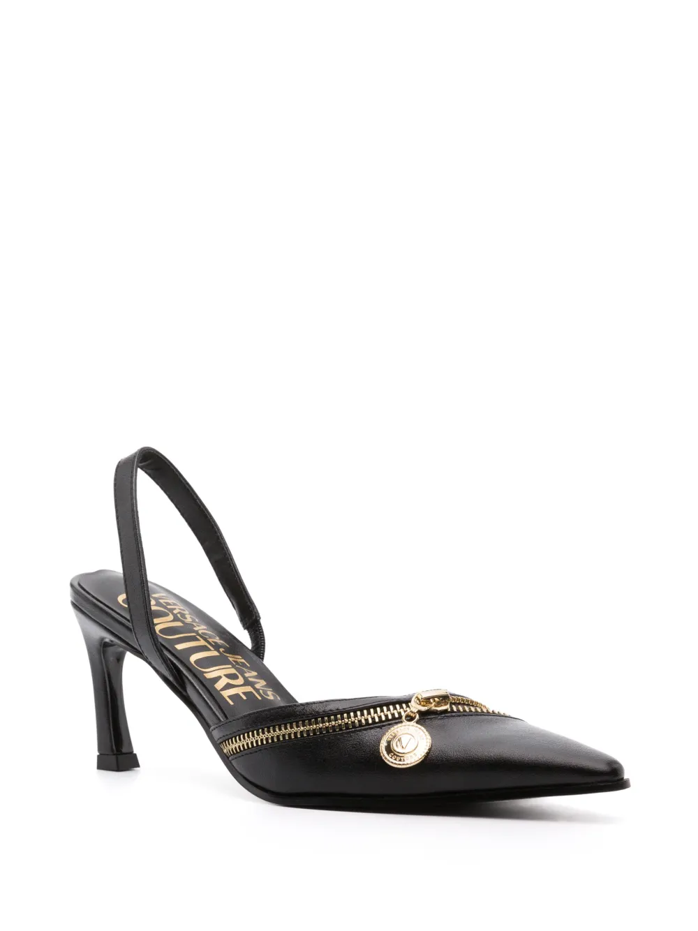 Versace Jeans Couture Slingback pumps - Zwart
