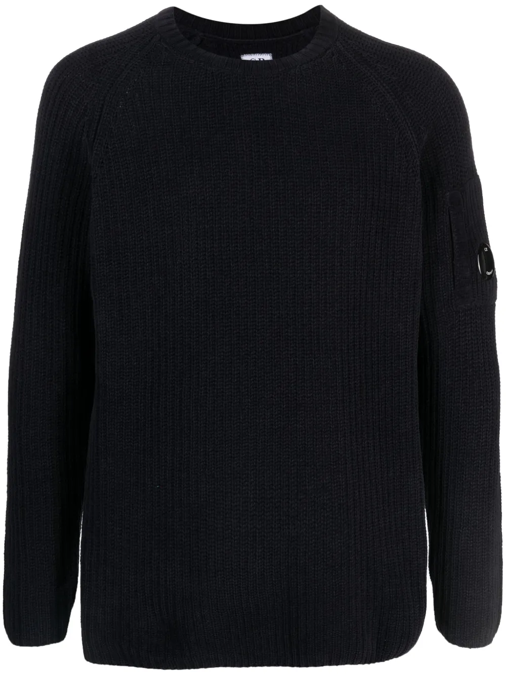 C.P. Company Ribgebreide trui Blauw