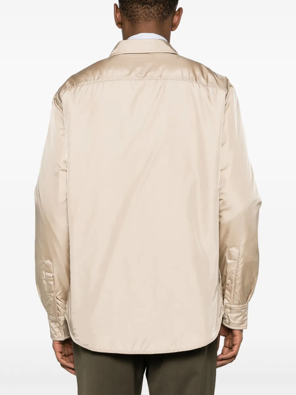 ASPESI Overhemd met klassieke kraag Beige