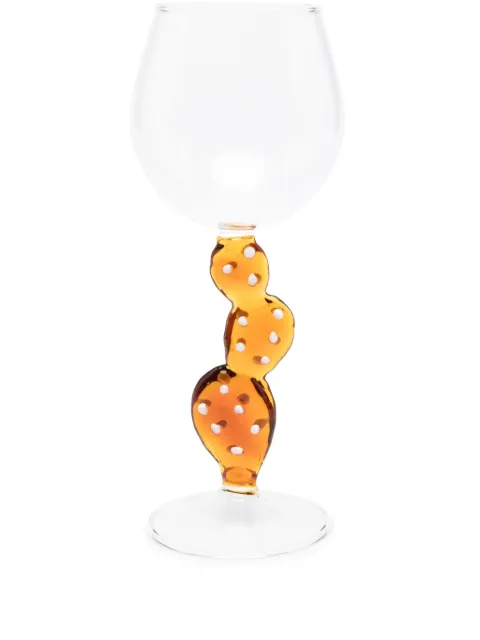 Ichendorf Milano cactus-motif asymmetric wine glass