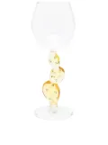 Ichendorf Milano cactus-motif asymmetric wine glass - Neutrals
